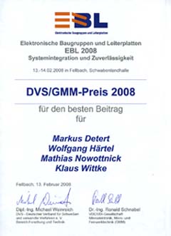 DVS/GMM-Preis 2008